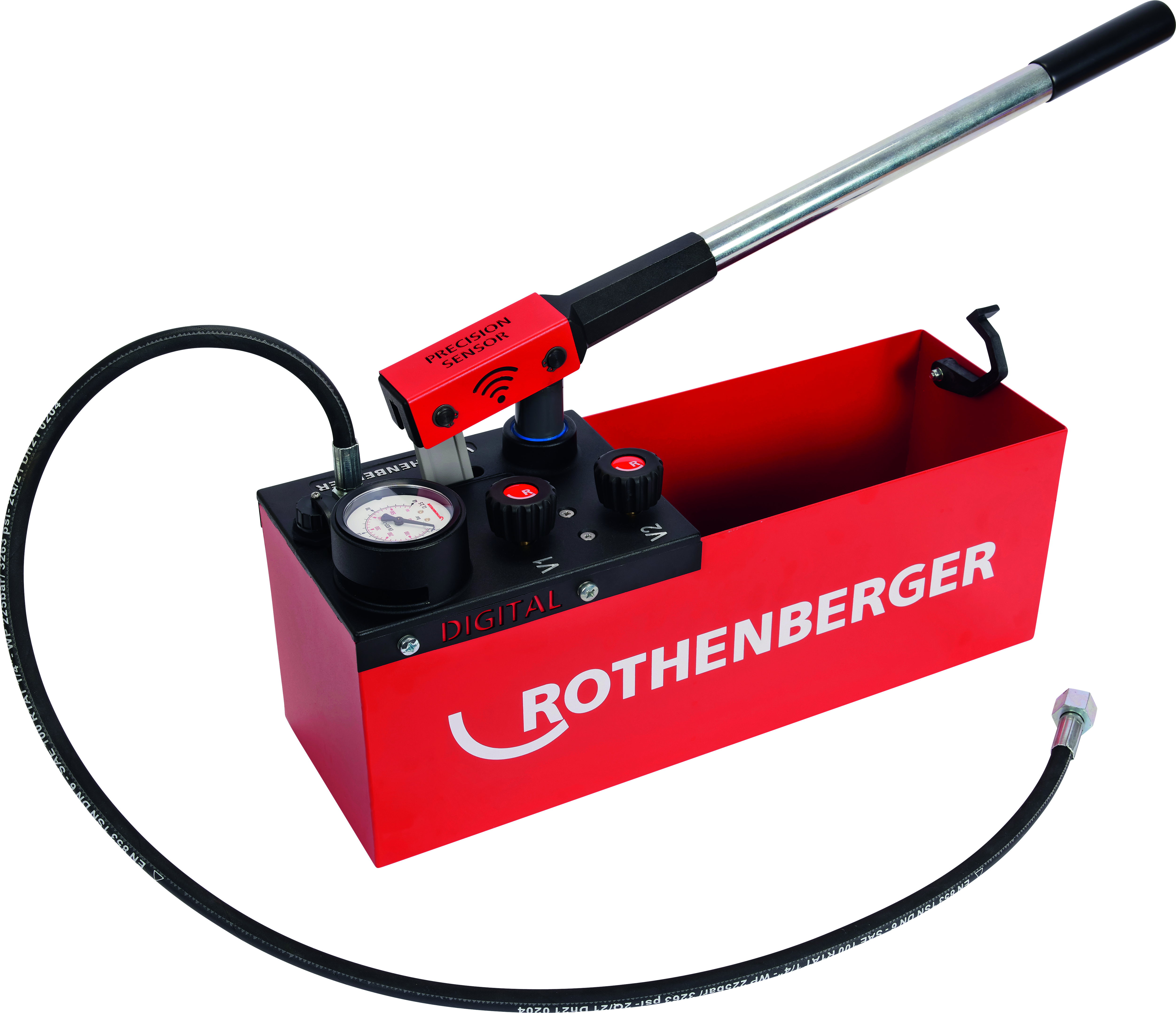 RP 50 Digital - Testing pump for water lines, Rothenberger Werkzeuge GmbH