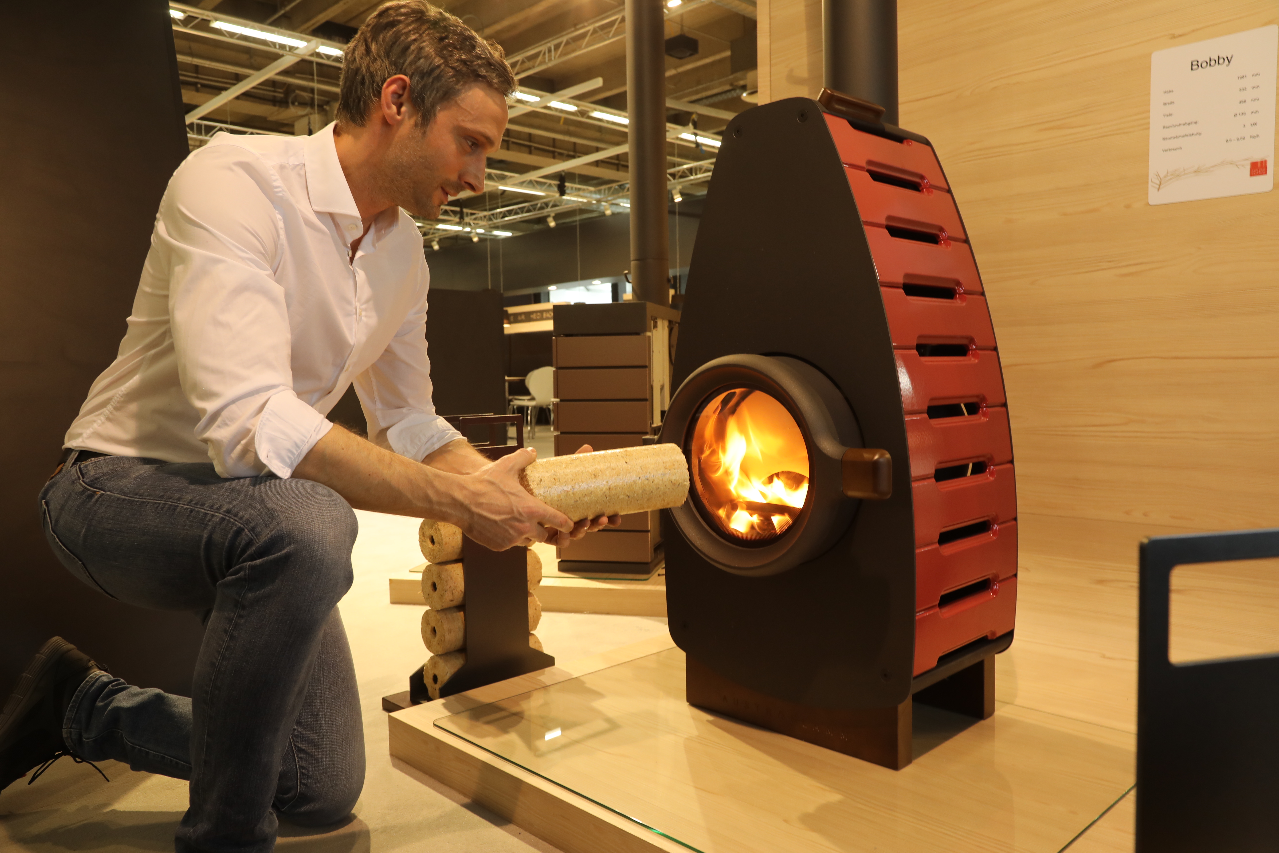 Heating with wood; exhaust technology 01