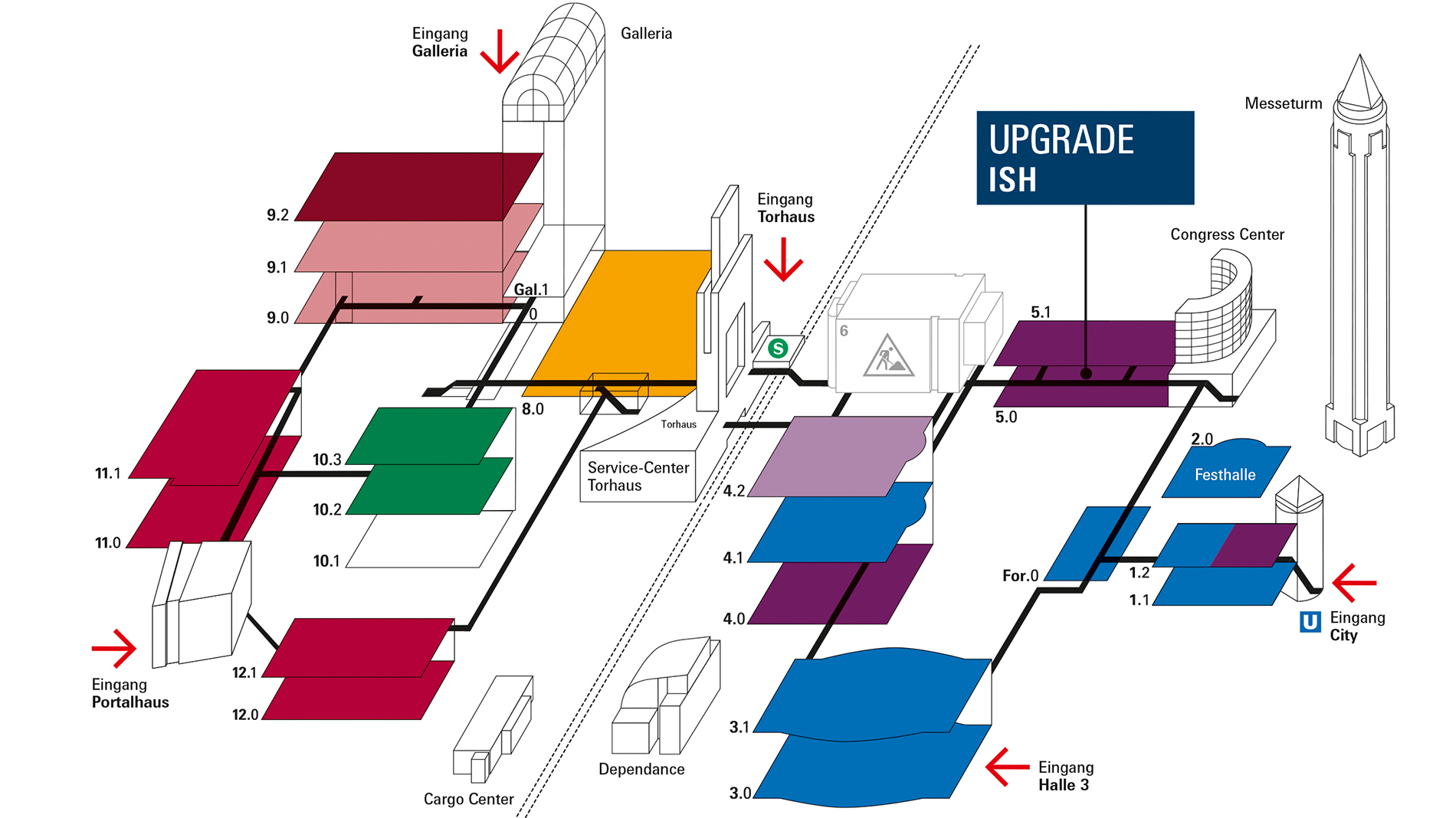 Geländeplan ISH Upgrade