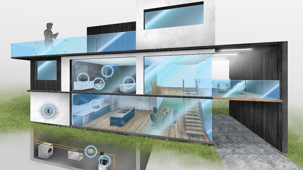 Digitale Trinkwasserarmaturen machen das Leben sicherer und komfortabler. Interaktive Grafik zum Download: https://www.trinkwasser-wissen.net/service/trinkwasserarmaturen-digital (Quelle: VDMA Armaturen)