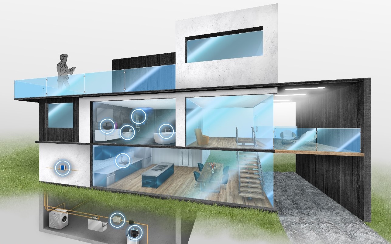 Digitale Trinkwasserarmaturen machen das Leben sicherer und komfortabler. Interaktive Grafik zum Download: https://www.trinkwasser-wissen.net/service/trinkwasserarmaturen-digital
