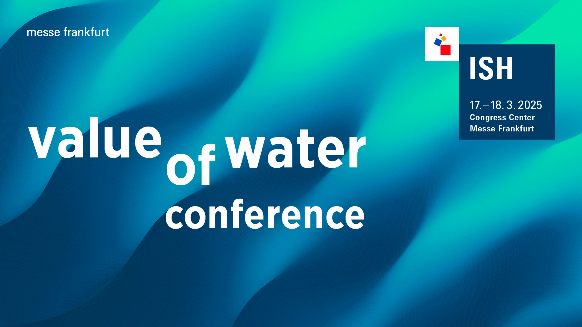 Keyvisual Value of Water conference