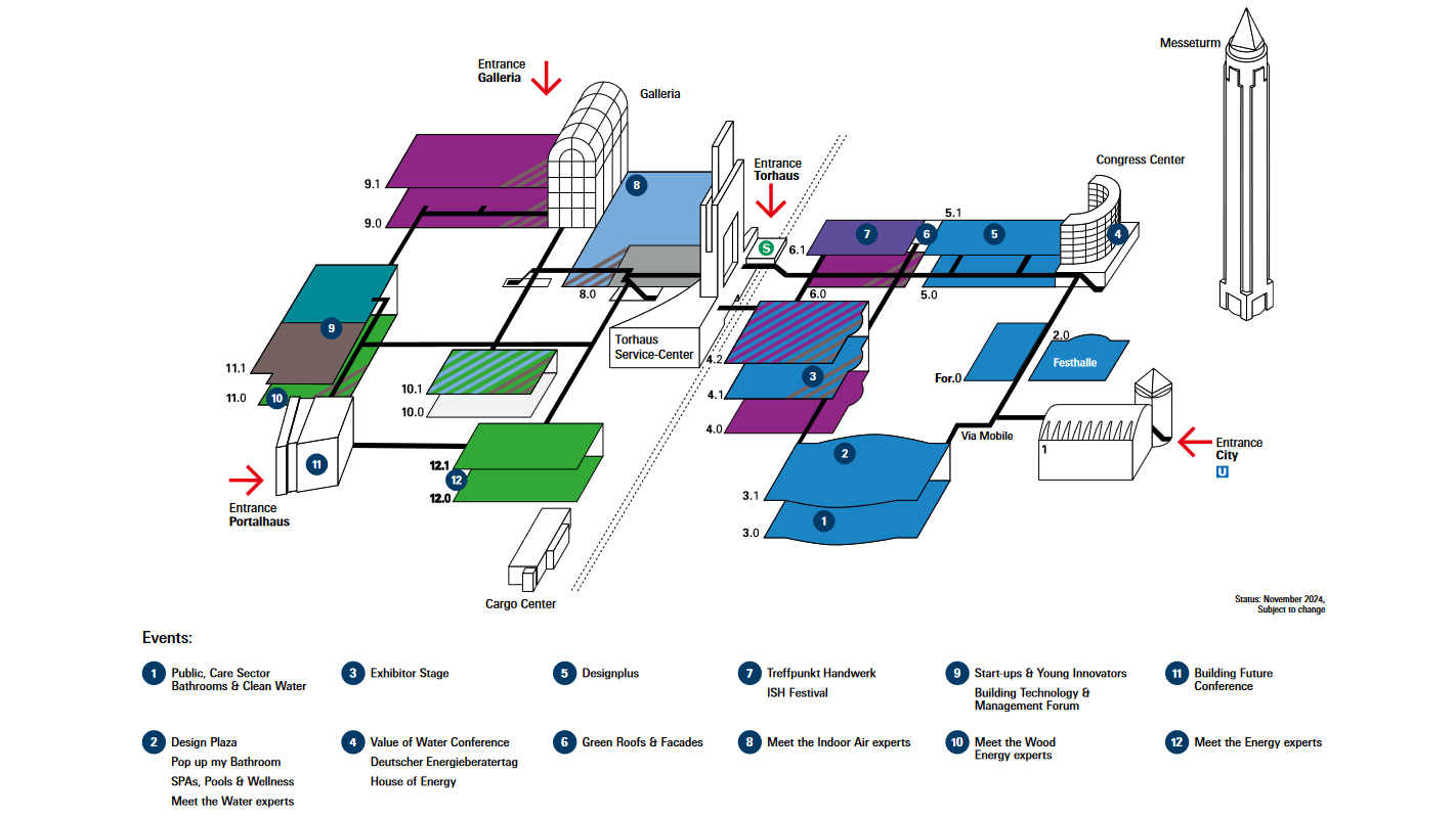 Fairground ISH 2025 events at a glance