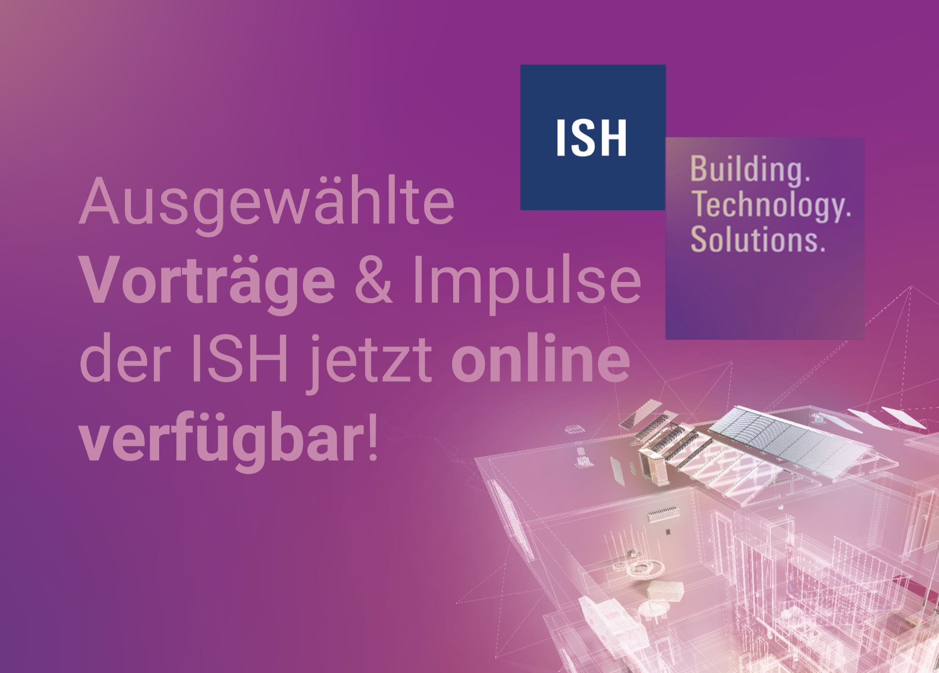 Keyvisual Building. Technology. Solutions.