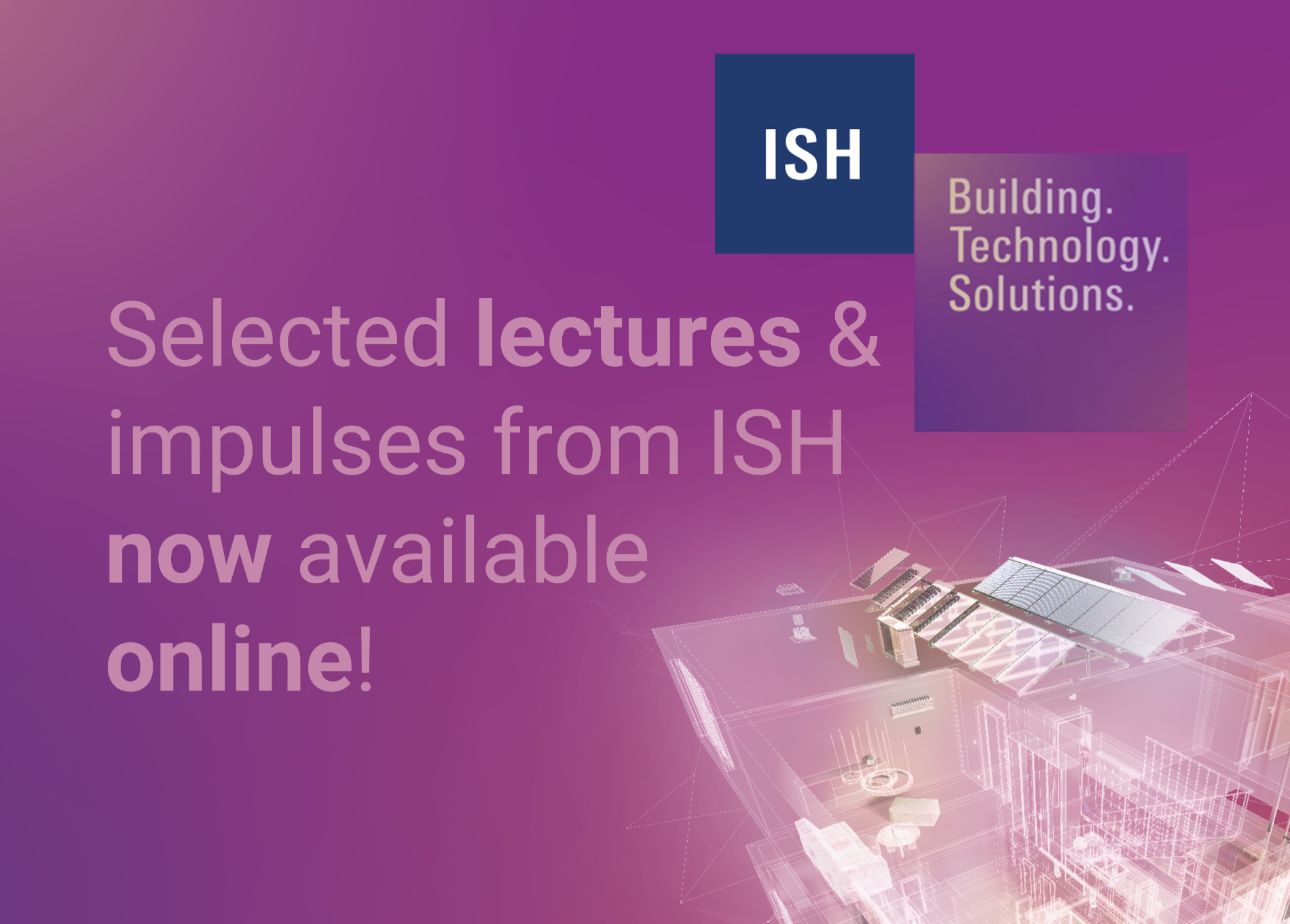 Keyvisual Building. Technology. Solutions.