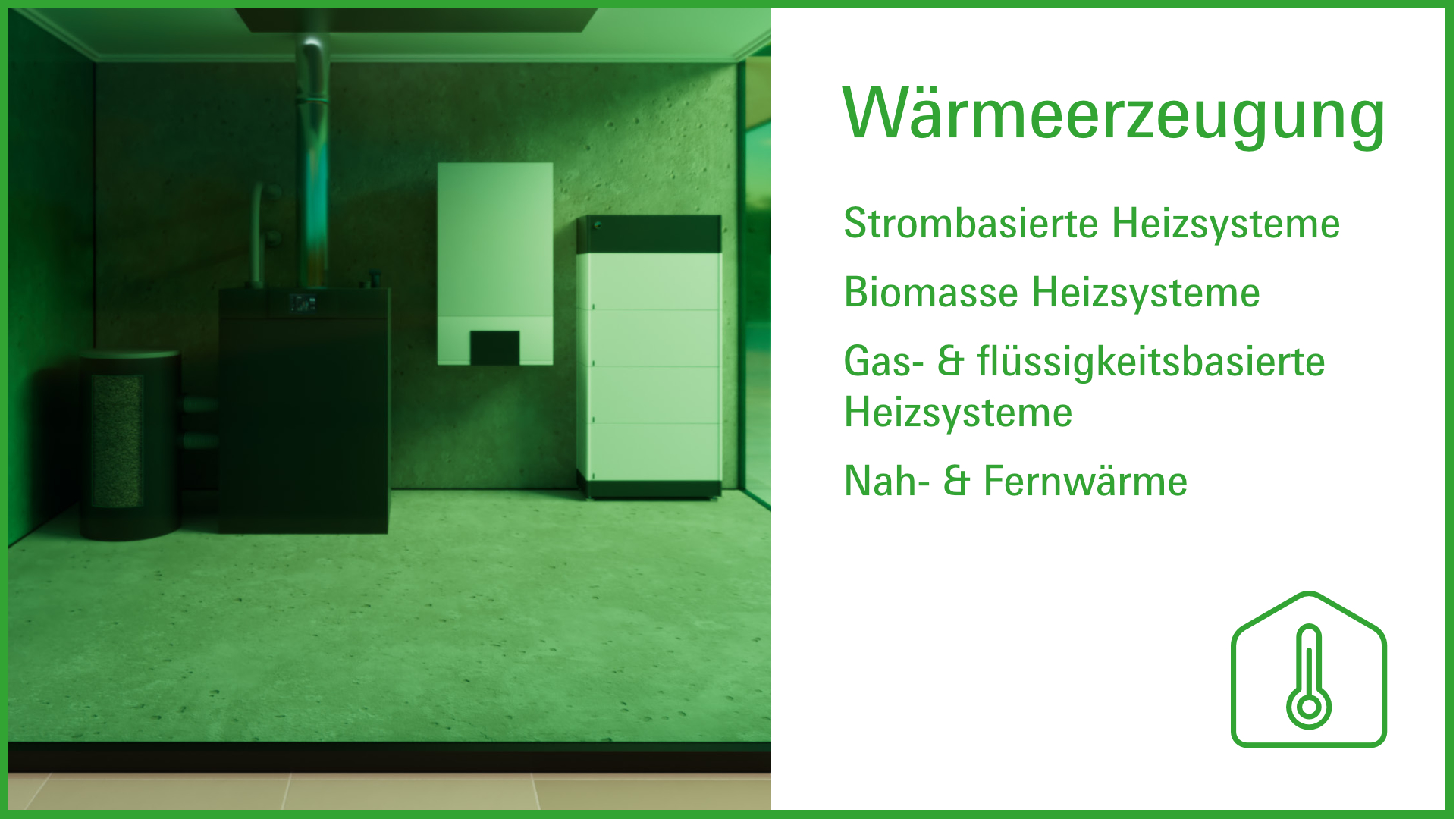 Lösungen für die Wärmeerzeugung
