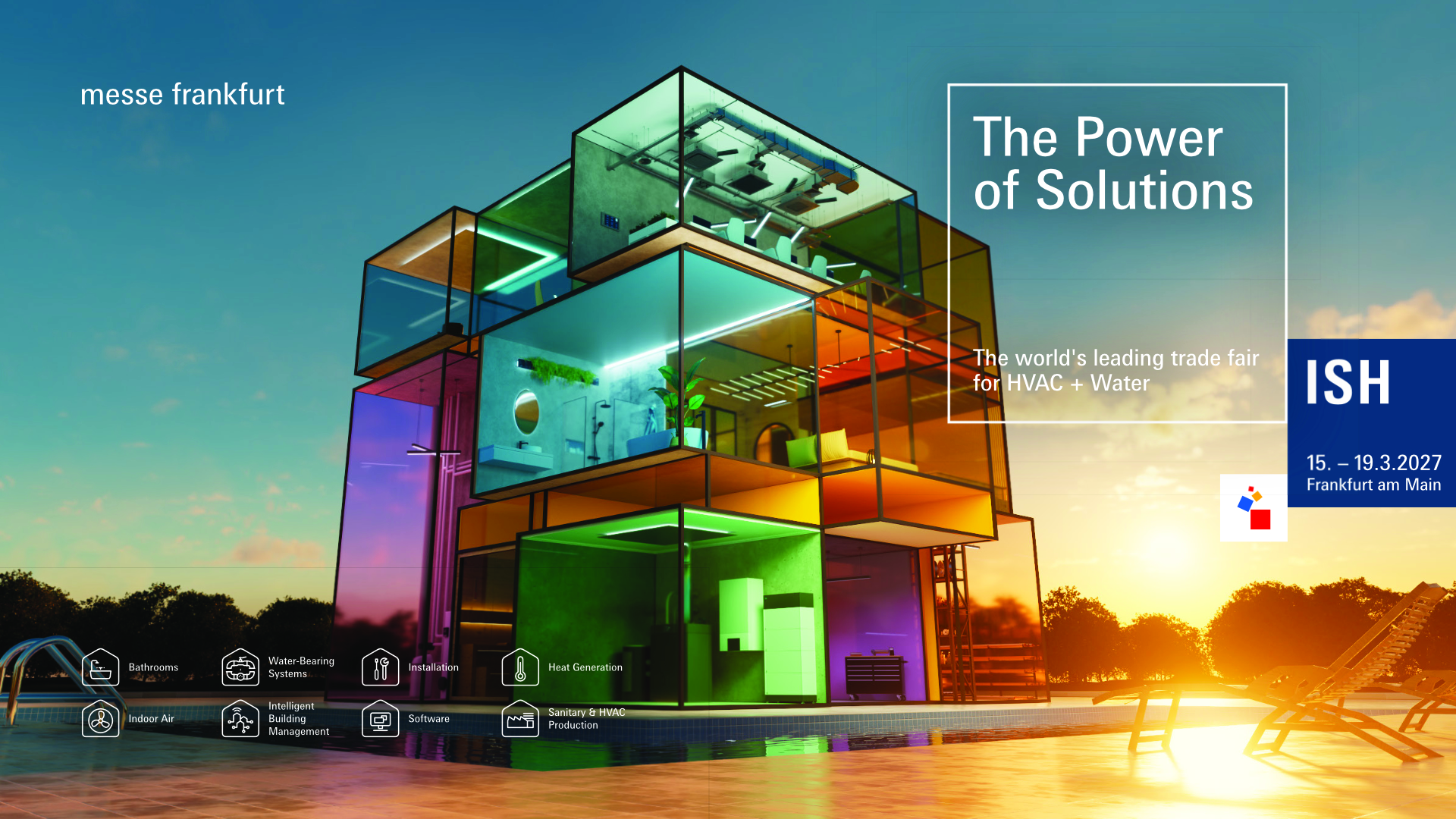 Gebäudetechnik im Zusammenspiel: vernetzt, integriert, sichtbar. (Quelle: Messe Frankfurt Exhibition GmbH)